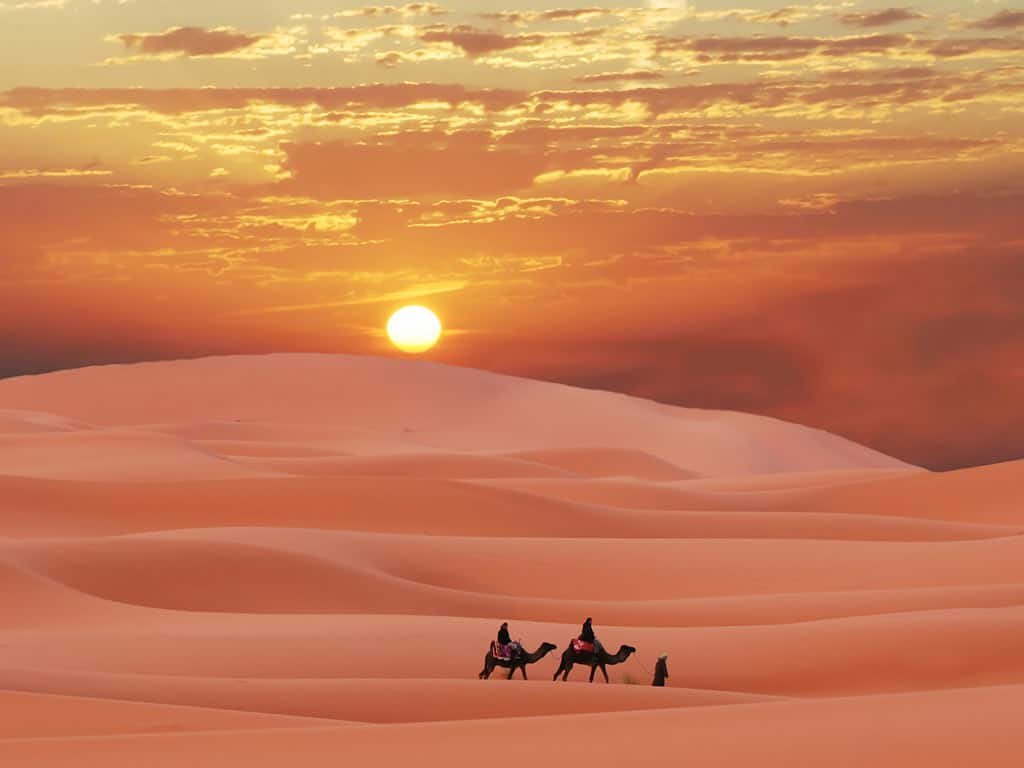 Trajet des Dunes Majestueuses : Erg Lihoudi & Erg Chegaga